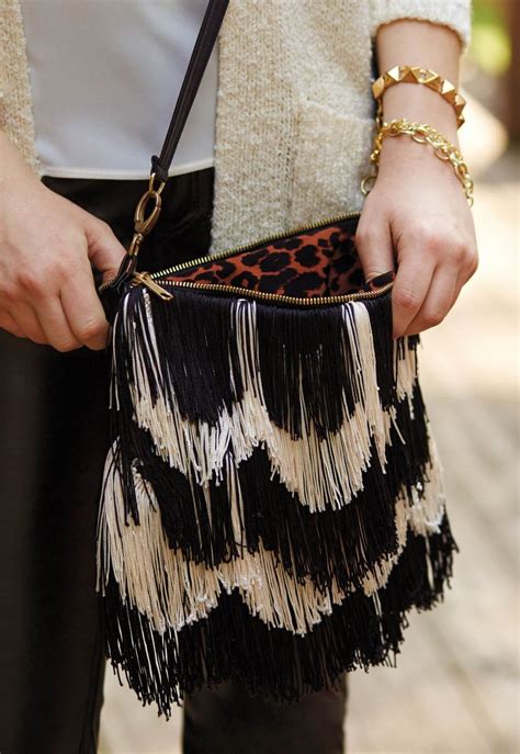 stylish fringe bags.